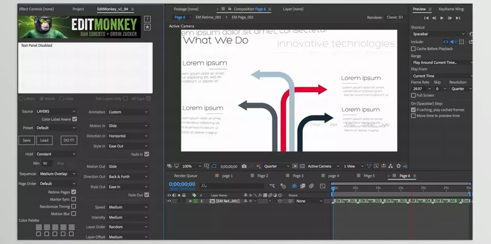 EditMonkey - Built-in text generator that operates at the level of lines, words, or letters.