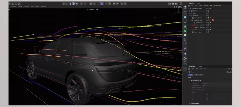 Cinema 4D - create complex scenes with ease.