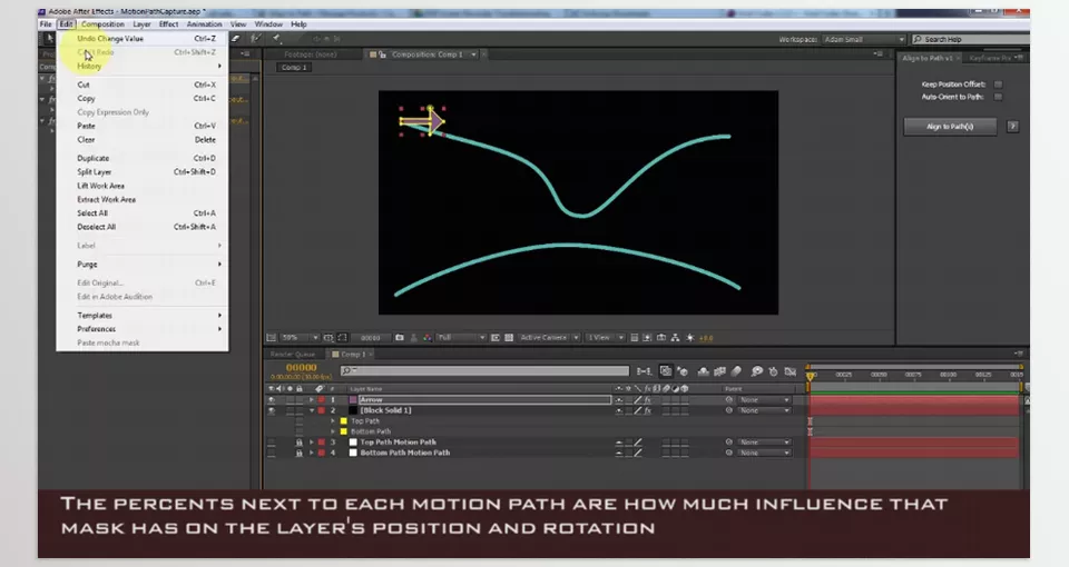 Align to Path - Effortlessly align objects along dynamic motion paths for seamless animation control.