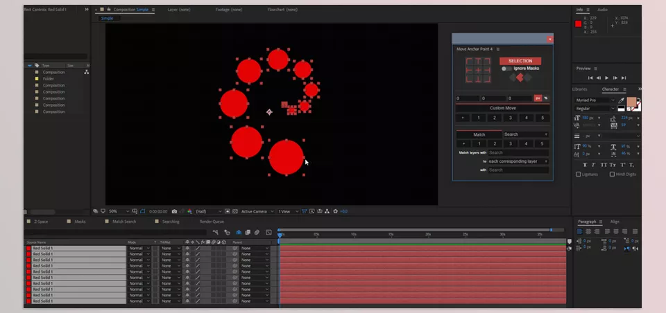 Move Anchor Point - Instantly and precisely move anchor points anywhere without moving the layer