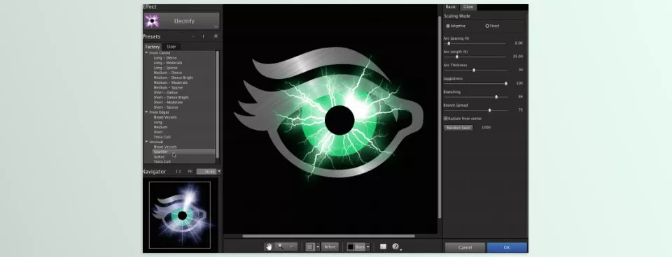 Exposure Software - Eye Candy - quickly explore and design looks.