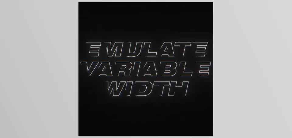 AeScripts - Discotext - Create variable - width strokes with adjustable motion blur controls.