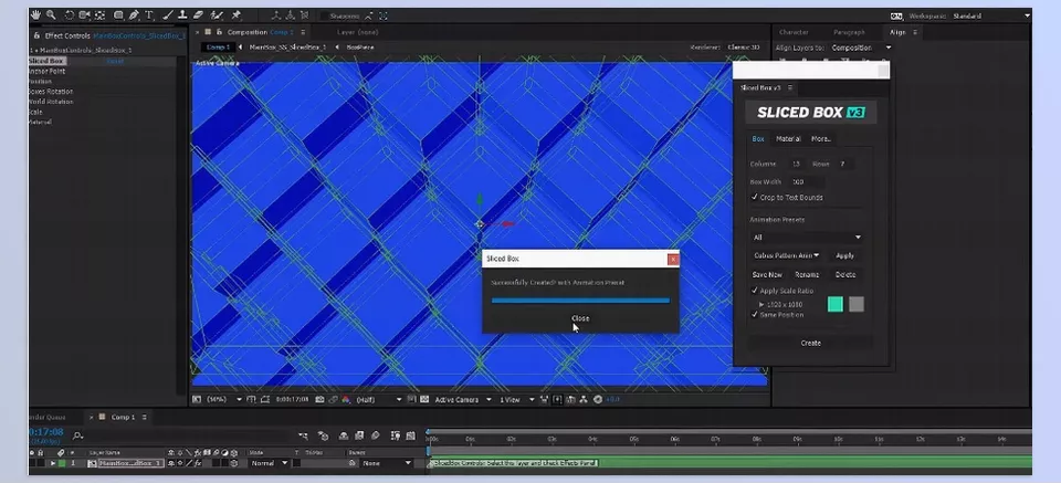 sliced box - Cube Patterns Presets