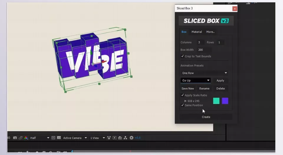 sliced box - Vibe Presets