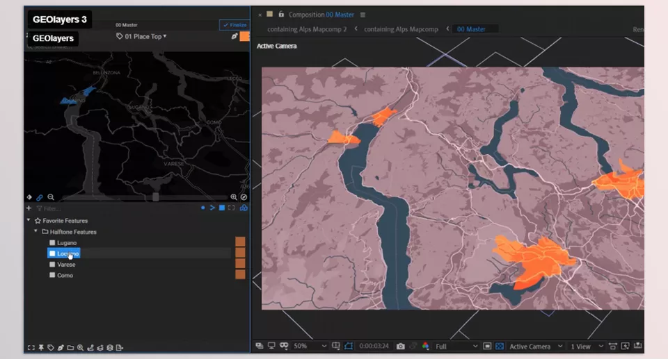 Aescripts - Geolayers - Experience faster, more powerful tools to design intricate terrains and bring your ideas to life.