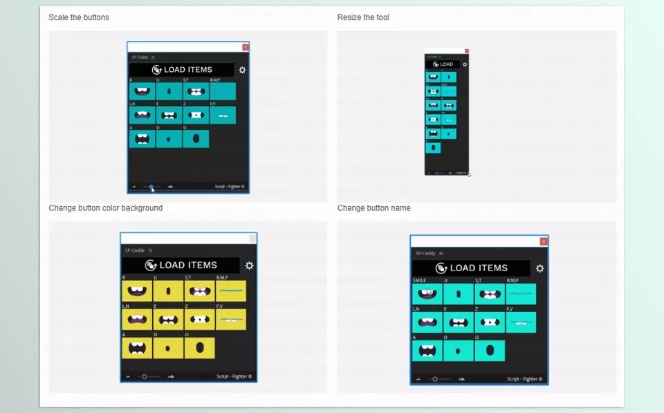 SF Caddy - Customize the tool