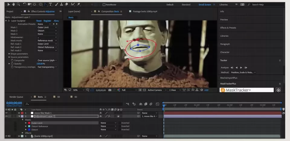 BAO Layer Sculptor - Achieve precise layer bending and warping with a Reference Mask for detailed control and super-fast rendering.