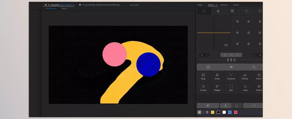 Motion 4 - Manage the color spectrum in After Effects with the smoothness of a brushstroke.