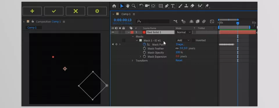 Aescripts - Mask Transformer - Recall mask helper and remove helper