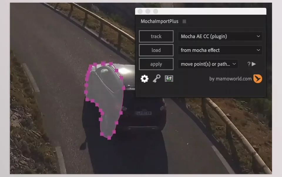 MochaImport+ V6 - Create stabilized pre comps, move masks, effect points, and layers, and distort them in perspective