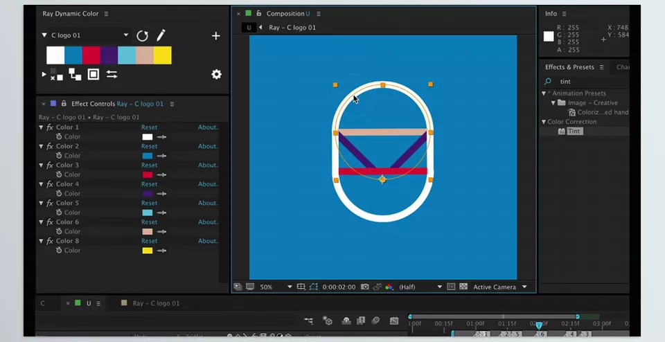 Ray Dynamic Color 2 - Extract colors from your scene into a palette