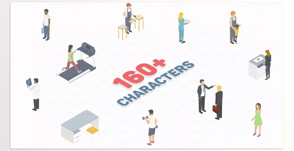 Isometric Explainer Pack - Creating stunning professional videos that impress your audience has never been easier.