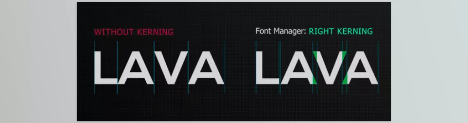 Aescripts - Font Manager - Automatically analyses and applies kerning and metrics. You don't have to adjust layers manually.