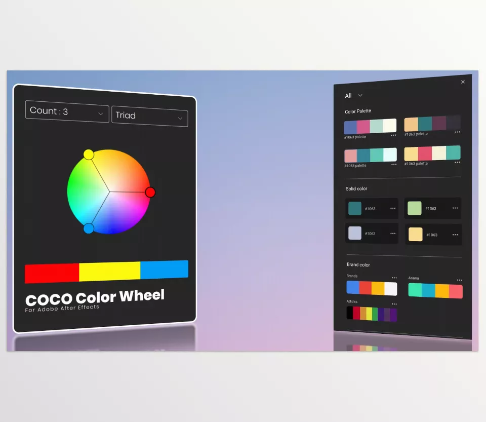 Coco Color Wheel - The perfect companion to make color palettes