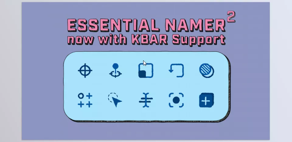 Aescripts - Essential Namer 2 - Add all of your favorite functions to Kbar