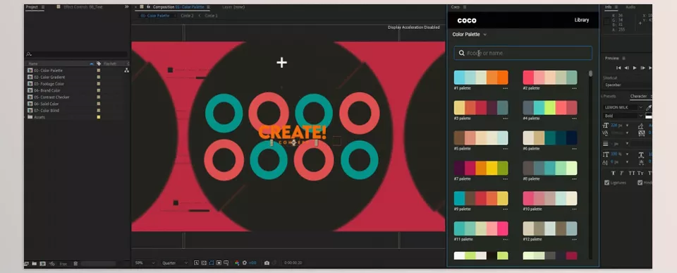 Coco Color CoWorker - Get Access to thousands of color palettes