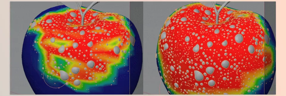 Droplet Generator - Create a custom weight map to control where droplets are distributed on your mesh.