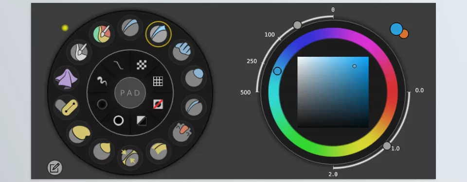 Sculpt Paint Wheel - Improve your workflow with these carefully designed sculpting and painting widgets!