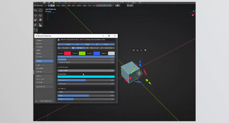 Gizmo Pro - Added setting of modifiers when holding shift, ctrl.