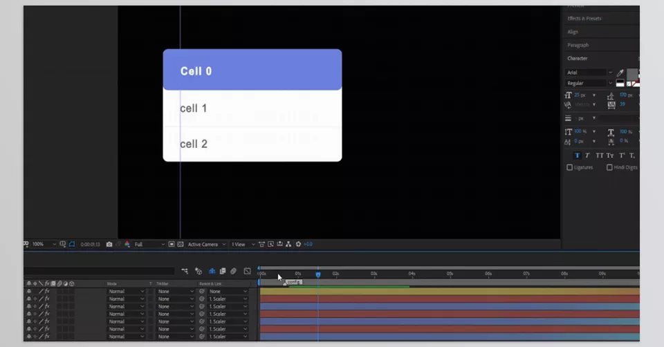 Aescripts - Express Table - One click to fill the table