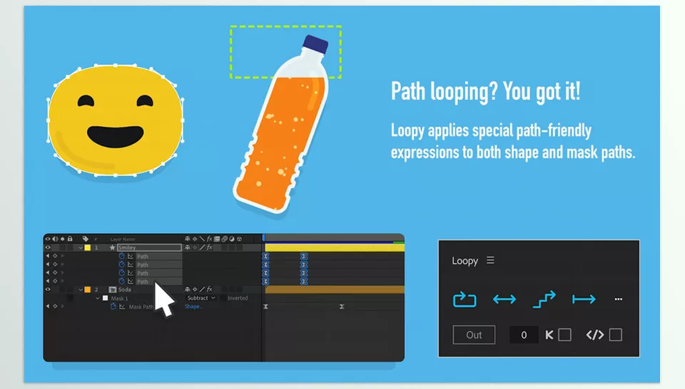 Aescripts - Loopy - Path looping? You got it!