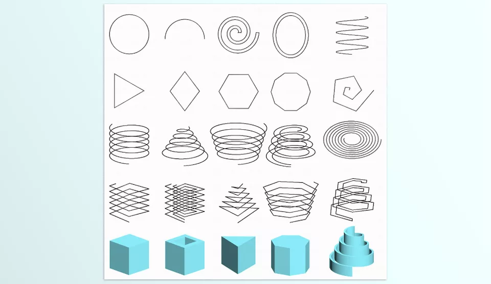 3Ds Max Shape Object - Generate a valid curved shape with the ability to specify interpolation steps.