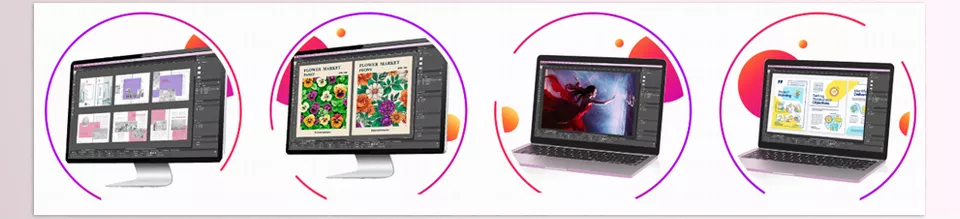 Quark - QuarkXPress - Create stunning page layouts for any medium, refine graphics and illustrations, enhance photos, and convert print publications to responsive digital formats—all without requiring HTML coding skills.