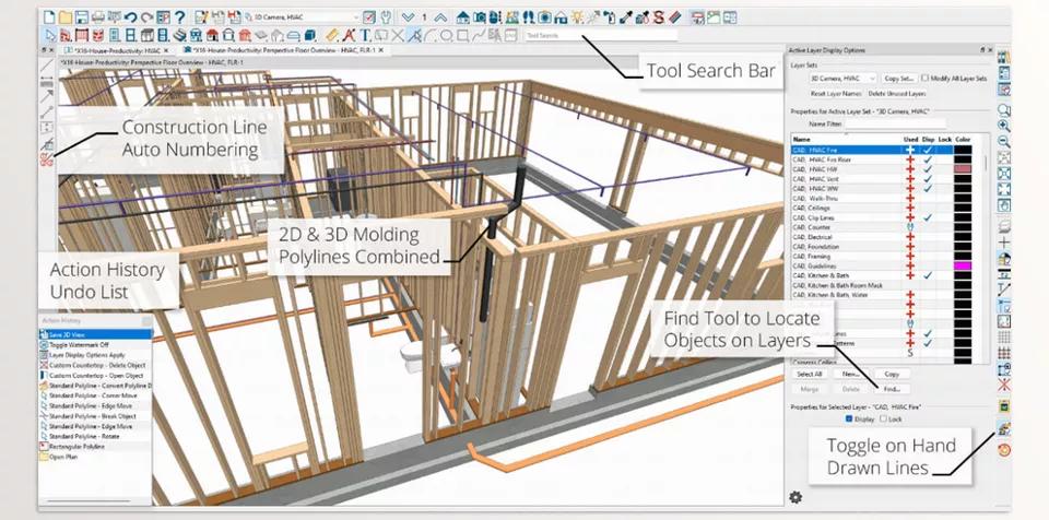 Chief Architect Premier - The reflect tool works on angled centers, such as copying a window or cabinet and reflecting it to the adjacent wall.