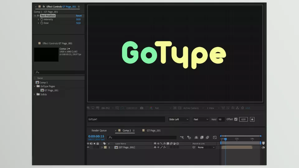 Aescripts - GoType - creating text animations manually