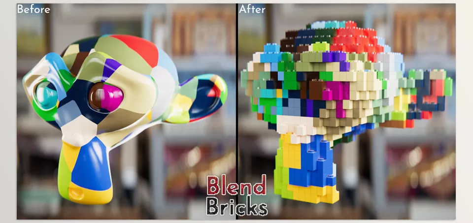 BlendBricks - Turn Anything Into Lego!