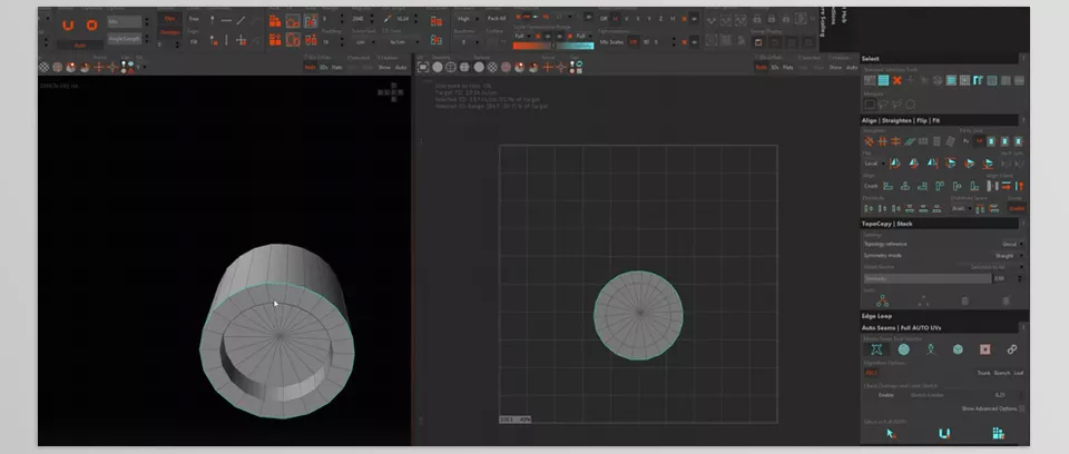 Rizomuv Bridge - Export and import UV data between Blender and RizomUV, while keeping the original objects in Blender untouched.