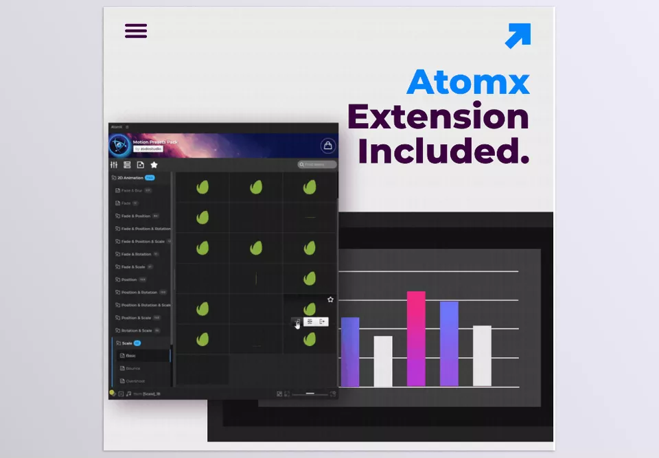 Videohive - Motion Presets - AtomX Extension Included.
