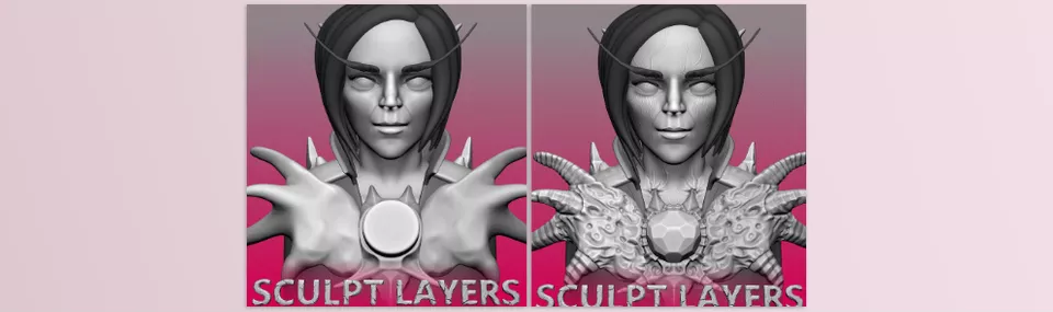 Sculpt Layers - store your base mesh and add details as layers.