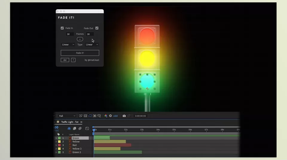 Fade it! - Easily apply a range of Fade In and Fade Out transitions to your After Effects layers for your everyday tasks and projects!