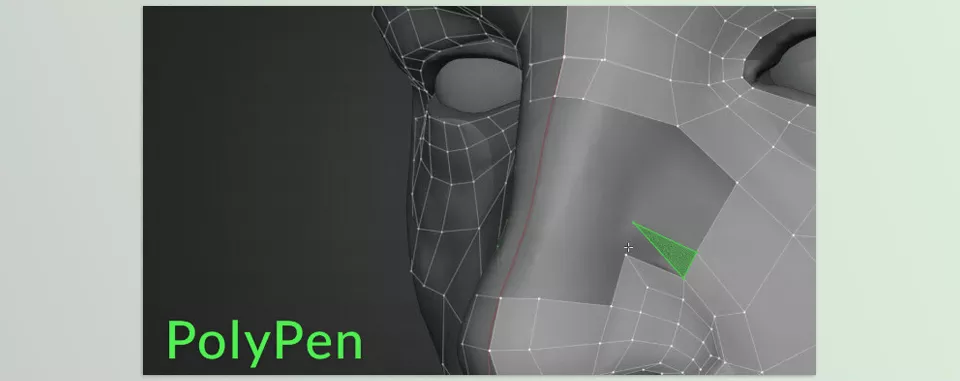 RetopoFlow Retopology Toolkit For Blender - Large areas can be filled in all at once using the Patches.