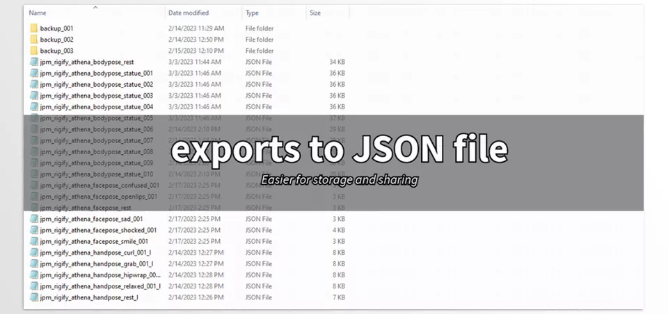 Jason Pose Manager - you can load them again later into a different number of future projects when you need so.