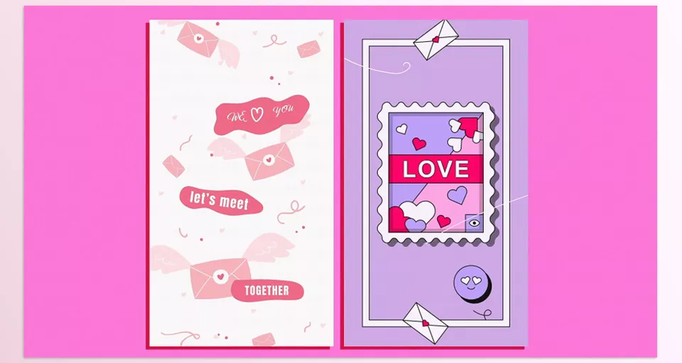 Valentine Day Stories Package - Celebrate love with fully customizable Valentine’s Day story templates from ProMotionSquad-2 – perfect for unique, heartfelt messages!