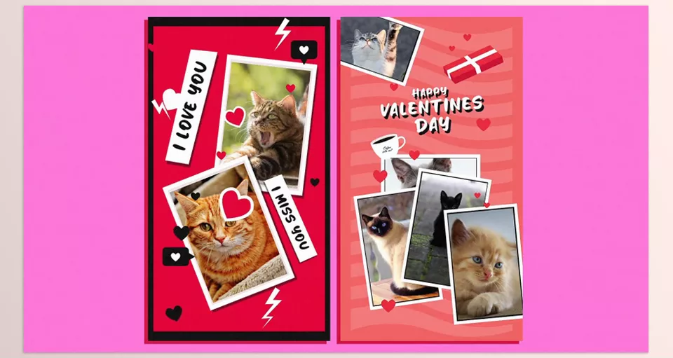 Valentine Day Stories Package - Bring your Valentine’s Day stories to life with ProMotionSquad-2’s vibrant and easy-to-edit cartoon-style templates!