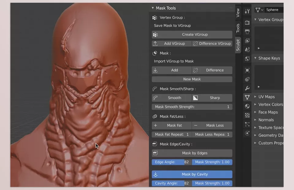 Mask Tools - Enhance Mask operations in sculpt mode.