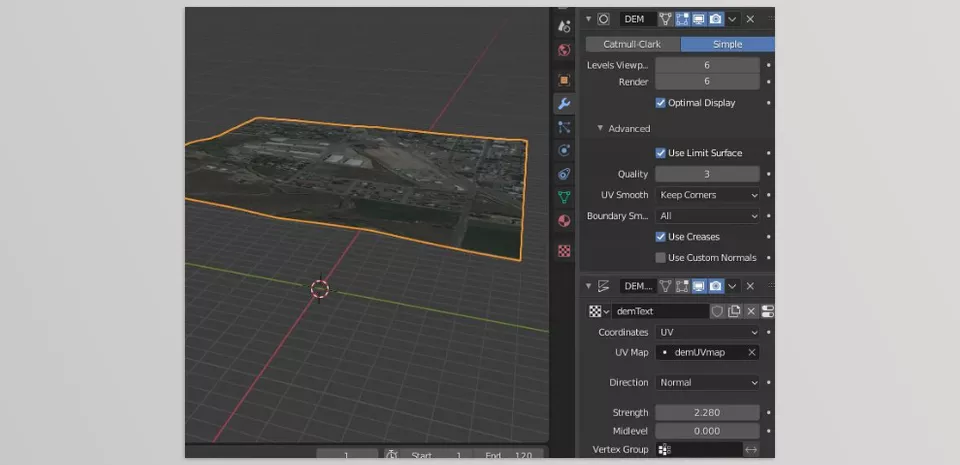 BlenderGIS - easily import maps, displacement maps, and geometry like buildings.