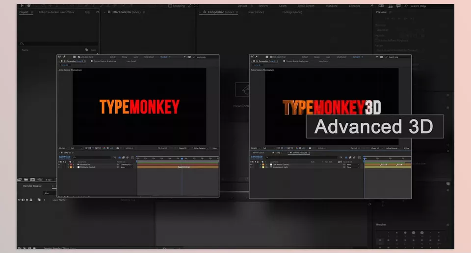 TypeMonkey3D - Advanced TypeMonkey 3D text with one click