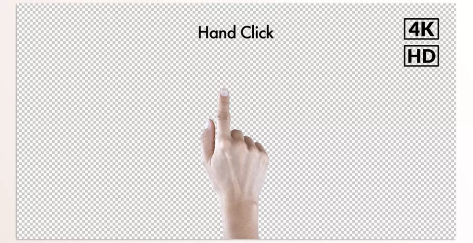 Videohive - Gestures Hands - Hand Click