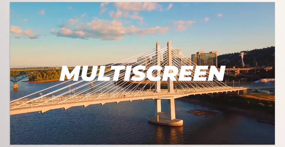 Rhythmic Multiscreen Opener Split Screen Slideshow - Create stunning, high-resolution slideshows with seamless media transitions and a modern split-screen design.