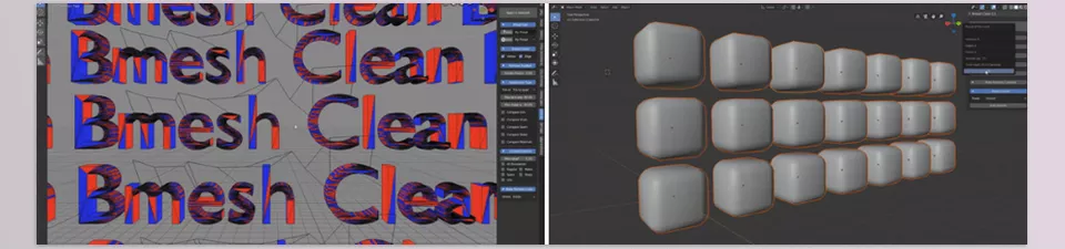 Bmesh Clean Addon - Remove loose, remove double, limited dissolve, and orient faces in the right direction.