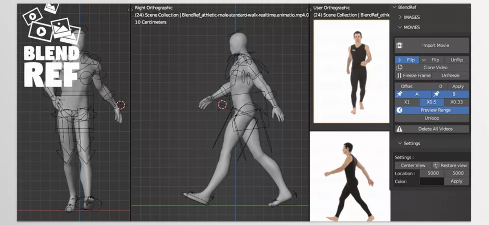 Blendref - You can loop and adjust the speed of any segment!