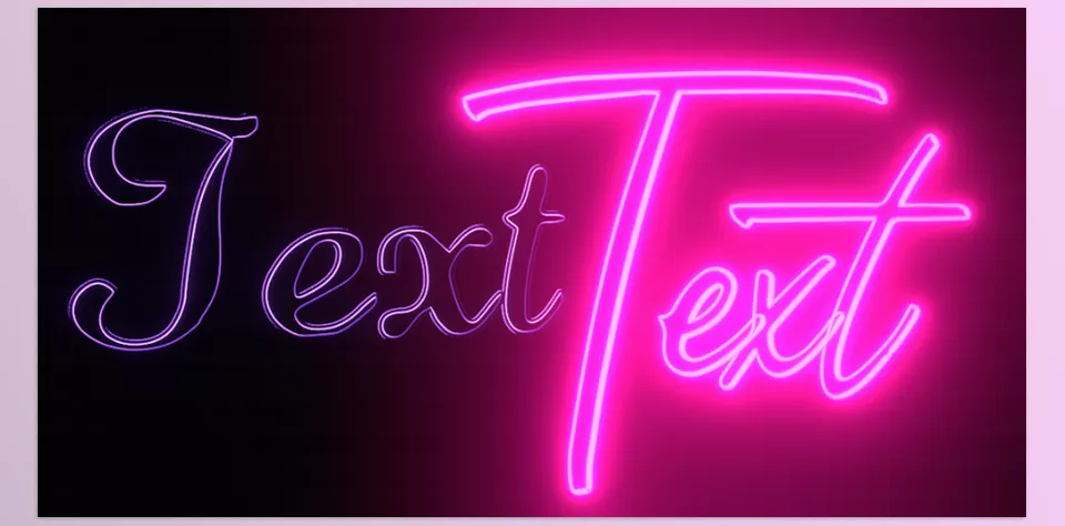 Neon Text Addon - Quickly create neon sign text for your Blender project or Cyberpunk sci-fi scene.