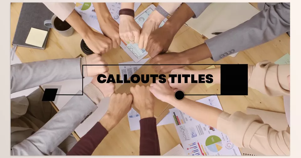 Videohive - Callouts Titles for Premiere Pro - Featuring sleek animated plates with modern text animations, it’s ideal for creating professional digital content.