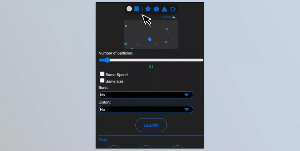 Handy Particles - A broad variety of effects is available for application to particle systems.