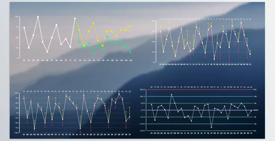 1200+ Infographics Pack - 250 charts are CSV compatible.