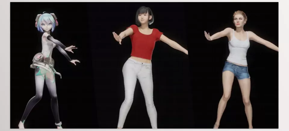 Vmd Retargeting - retarget body motion from a mmd model.